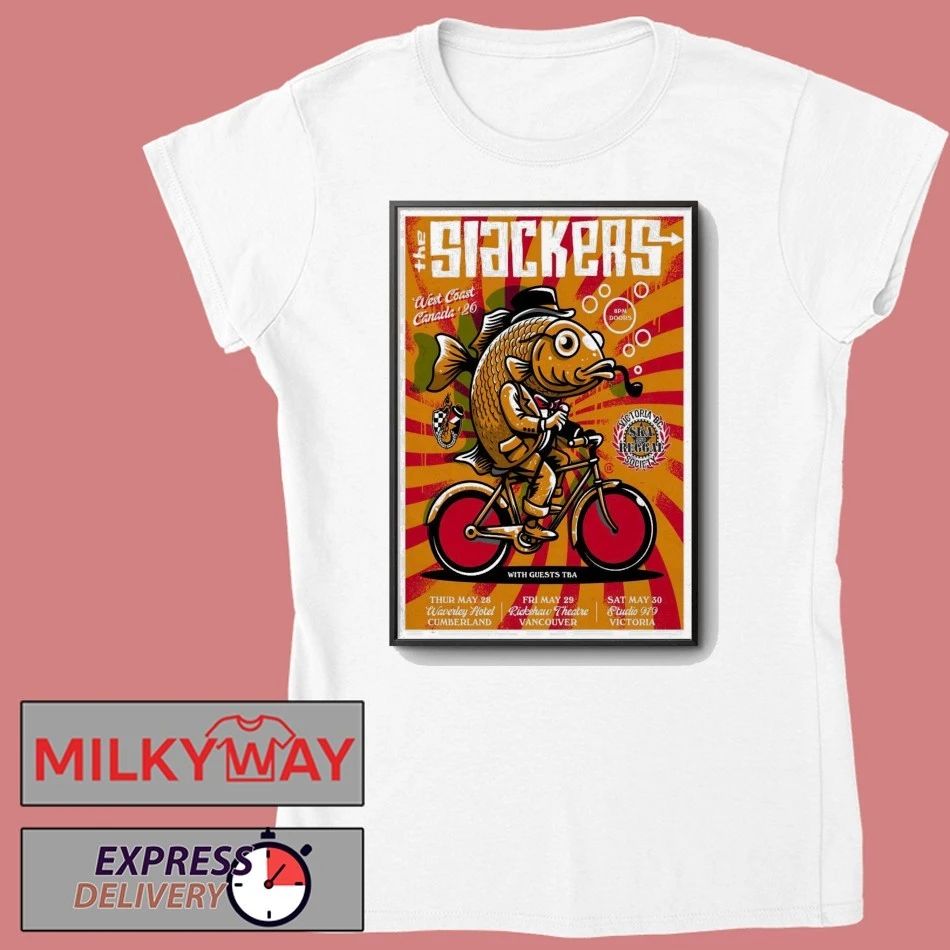 The Slackers West Coast Canada Tour 26 Poster shirt
