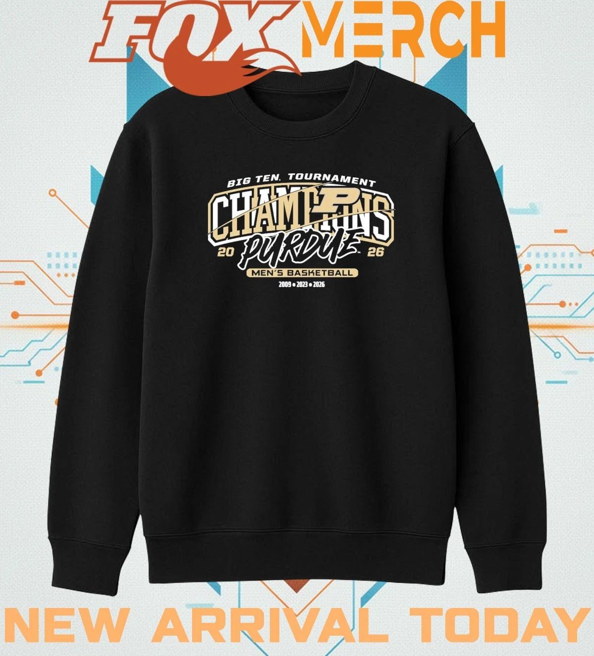Purdue Boilermakers Men’s Basketball 2026 Big Ten Tournament Champions t-shirt