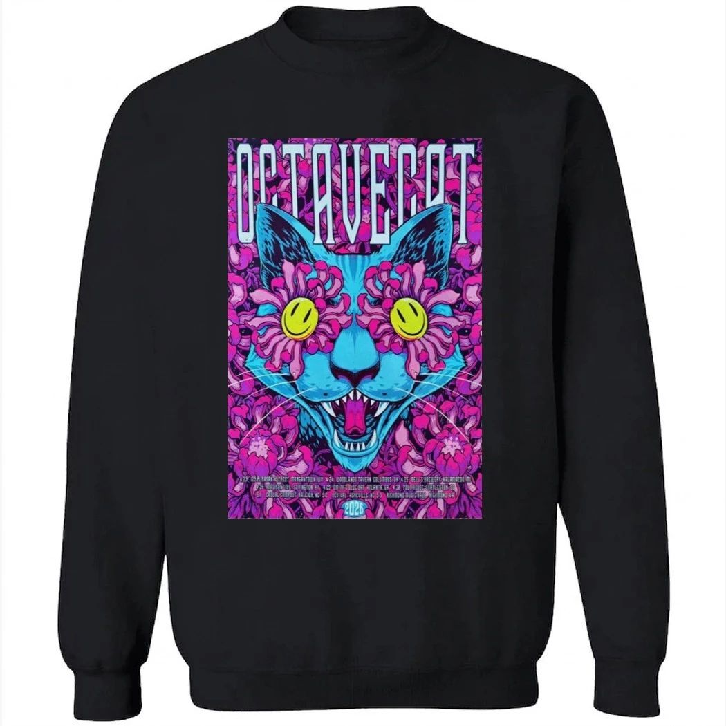 Octave Cat Psychedelic Spring 2026 Shows Shirt