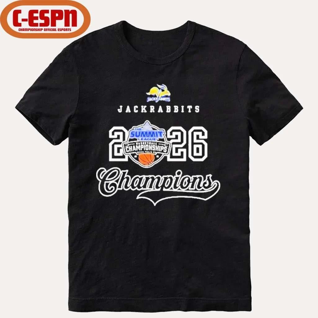South Dakota State Jackrabbits The Summit League Champions Locker Room T-Shirt