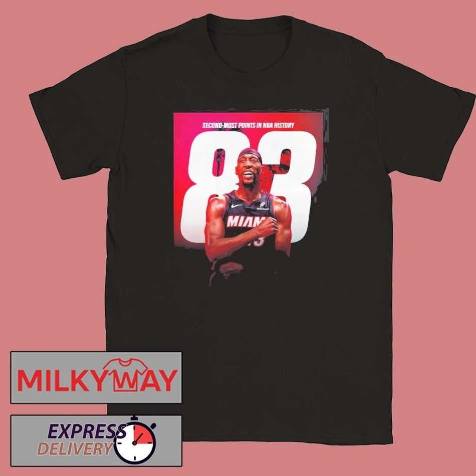 Bam Adebayo Miami Heat NBA Second Most Points In NBA History Passes Kobe T-Shirt