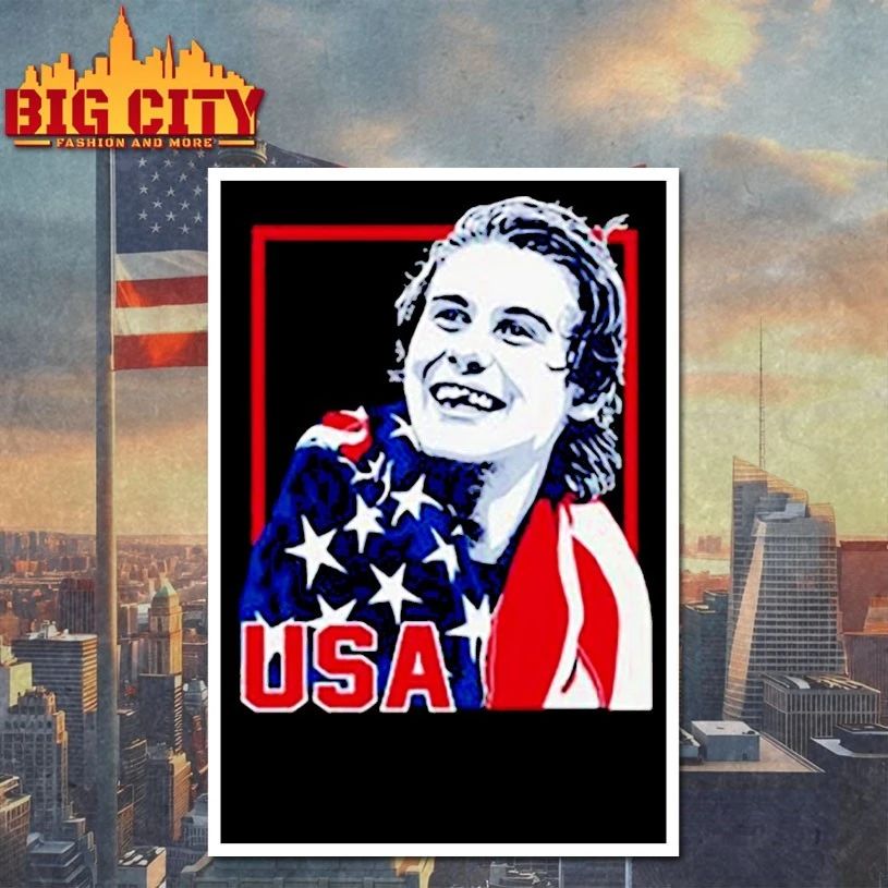 USA Champions Jack Hughes t-shirt