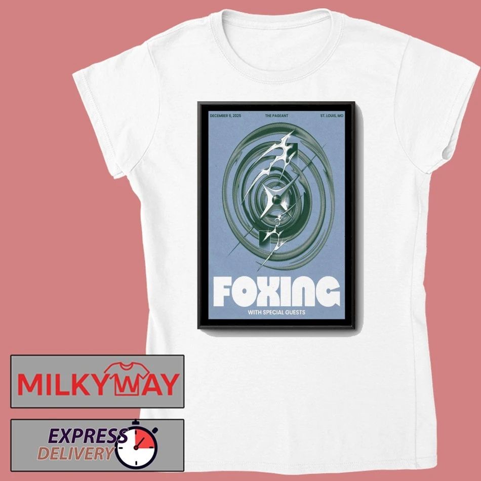 2025 Foxing St. Louis, MO Tour Poster shirt