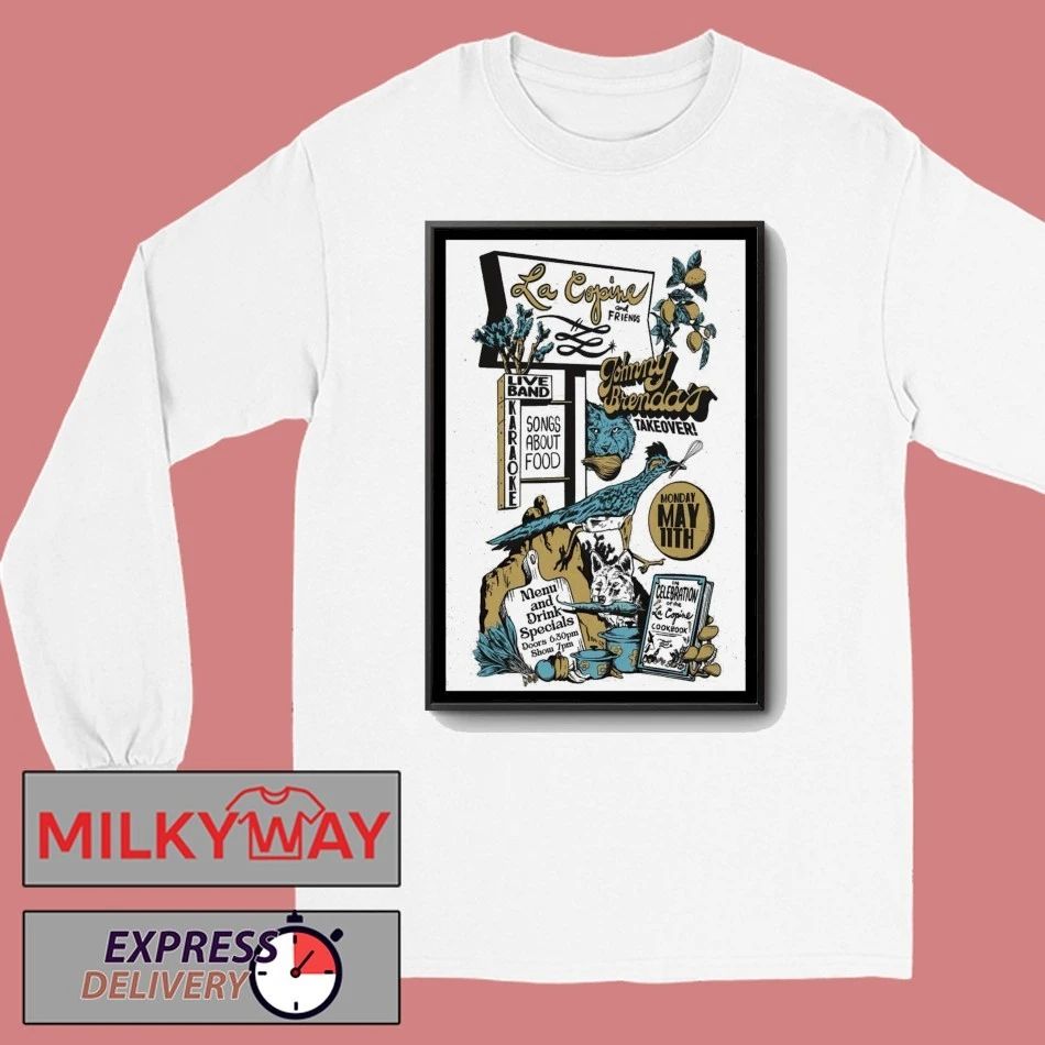 La Copine and Friends Johnny Brenda’s May 11 2026 Poster shirt