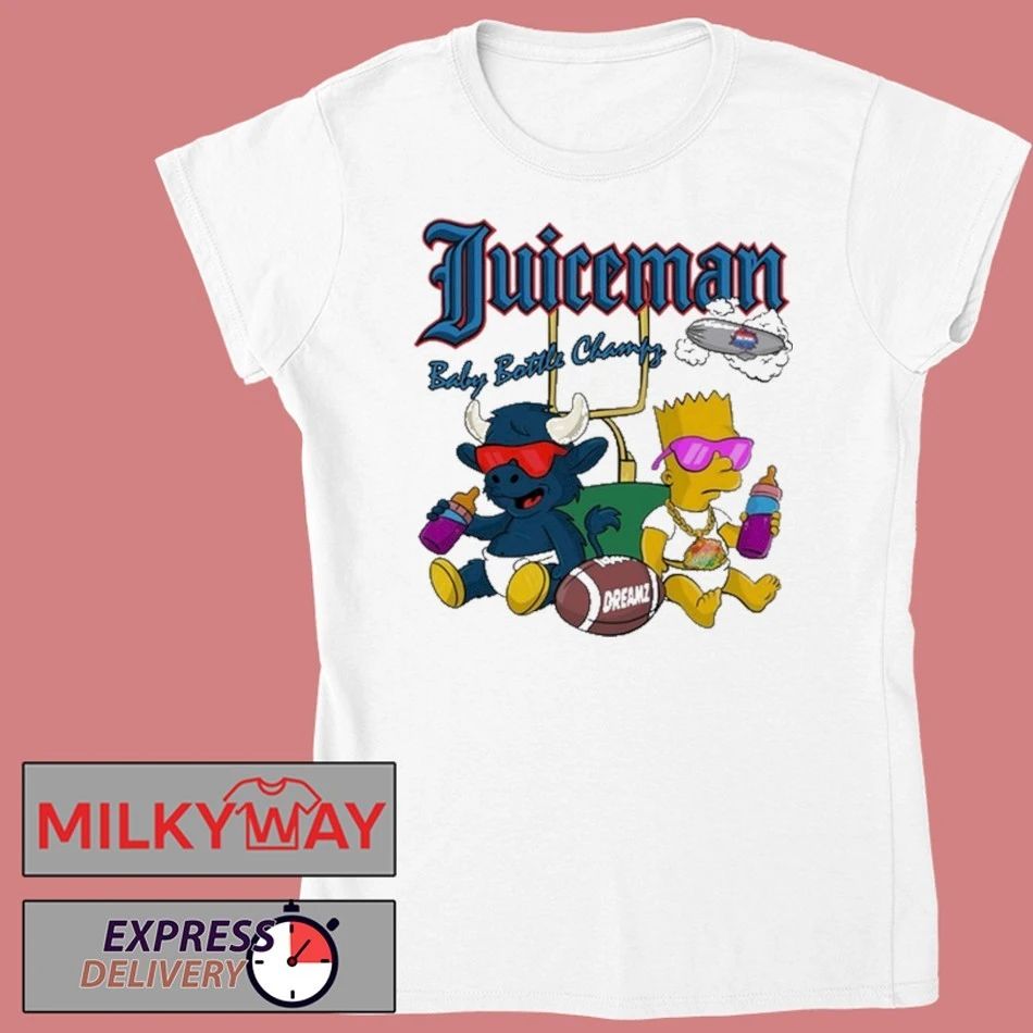 Dreamz Exotic Pop Juiceman Baby Bottle Champs Shirt