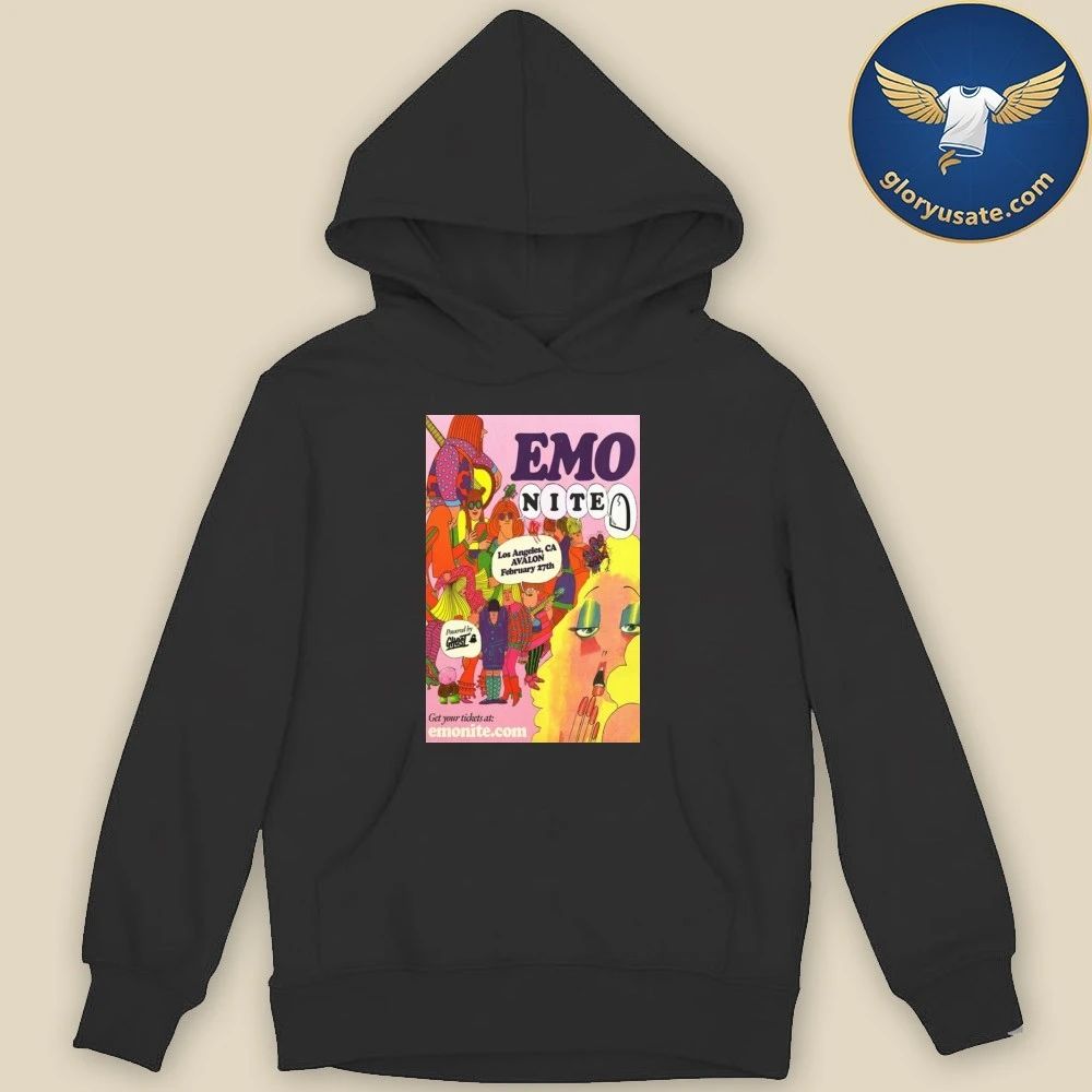 Emo Nite February 27 2026 Los Angeles, CA Poster Shirt