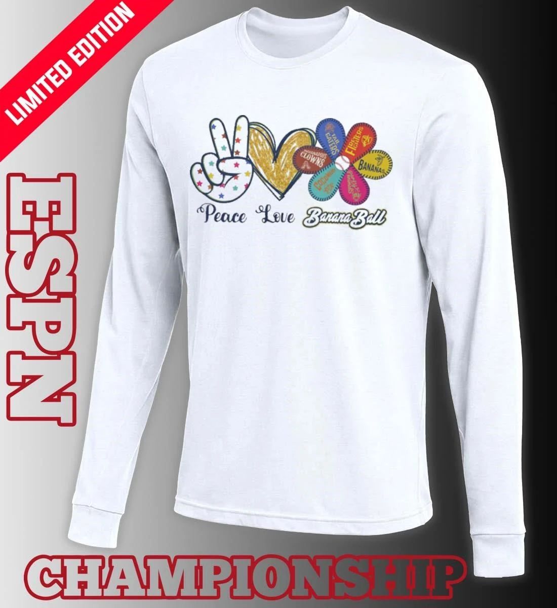 Peace Love Banana Ball 2026 Shirt