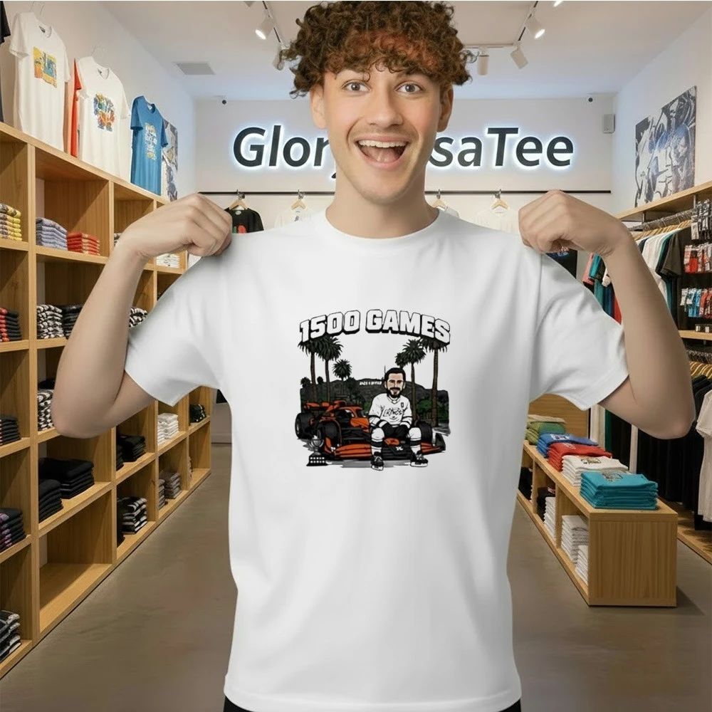 Los Angeles Kings Anze Kopitar Achieving 1500 Games 2026 shirt