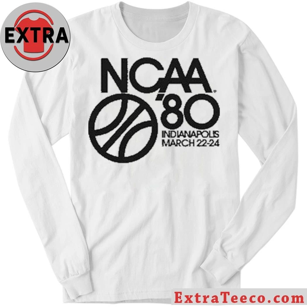 NCAA ’80 Final Four Indianapolis Basketball Logo Shirt