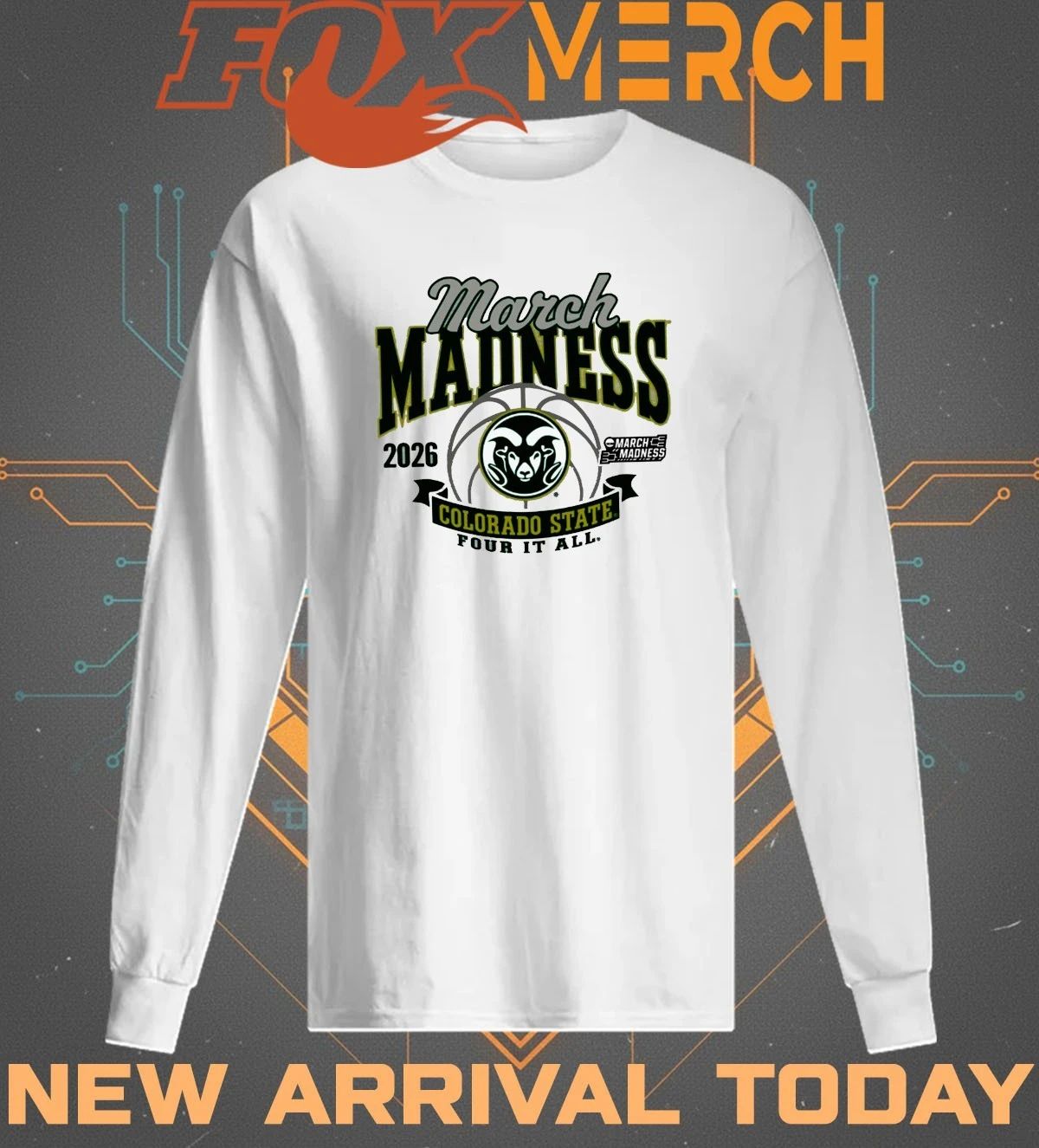 Colorado State Rams Women’s Basketball 2026 March Madness Bound t-shirt