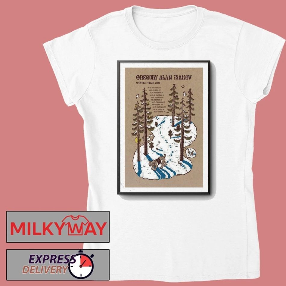 Gregory Alan Isakov Winter Tour 26 Limit Poster shirt