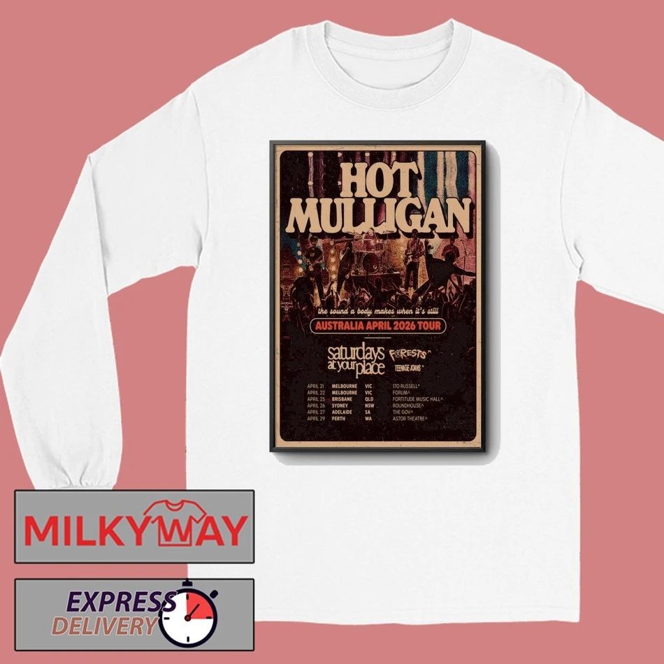 Mulligan Tour AUS April 2026 Poster shirt