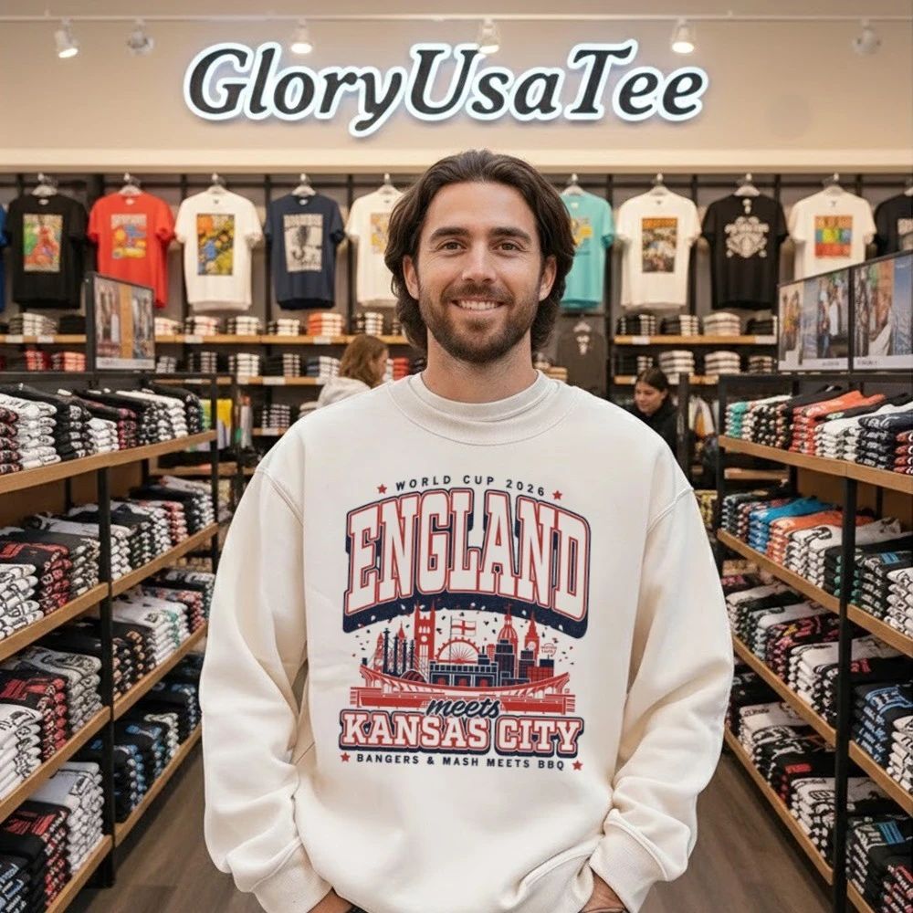 England KC Max Collegiate Heavyweight Shirt