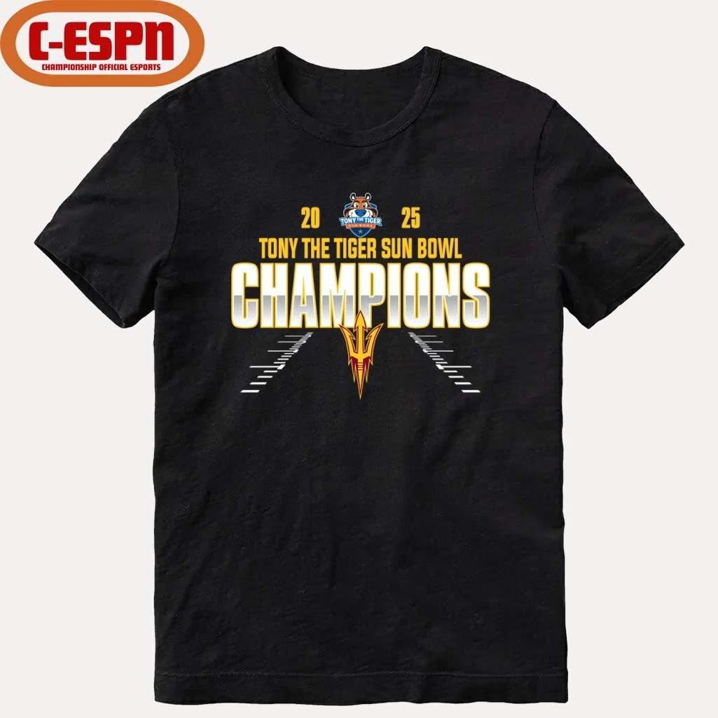 Arizona State Sun Devils Sun Bowl Champions 2025 Shirt