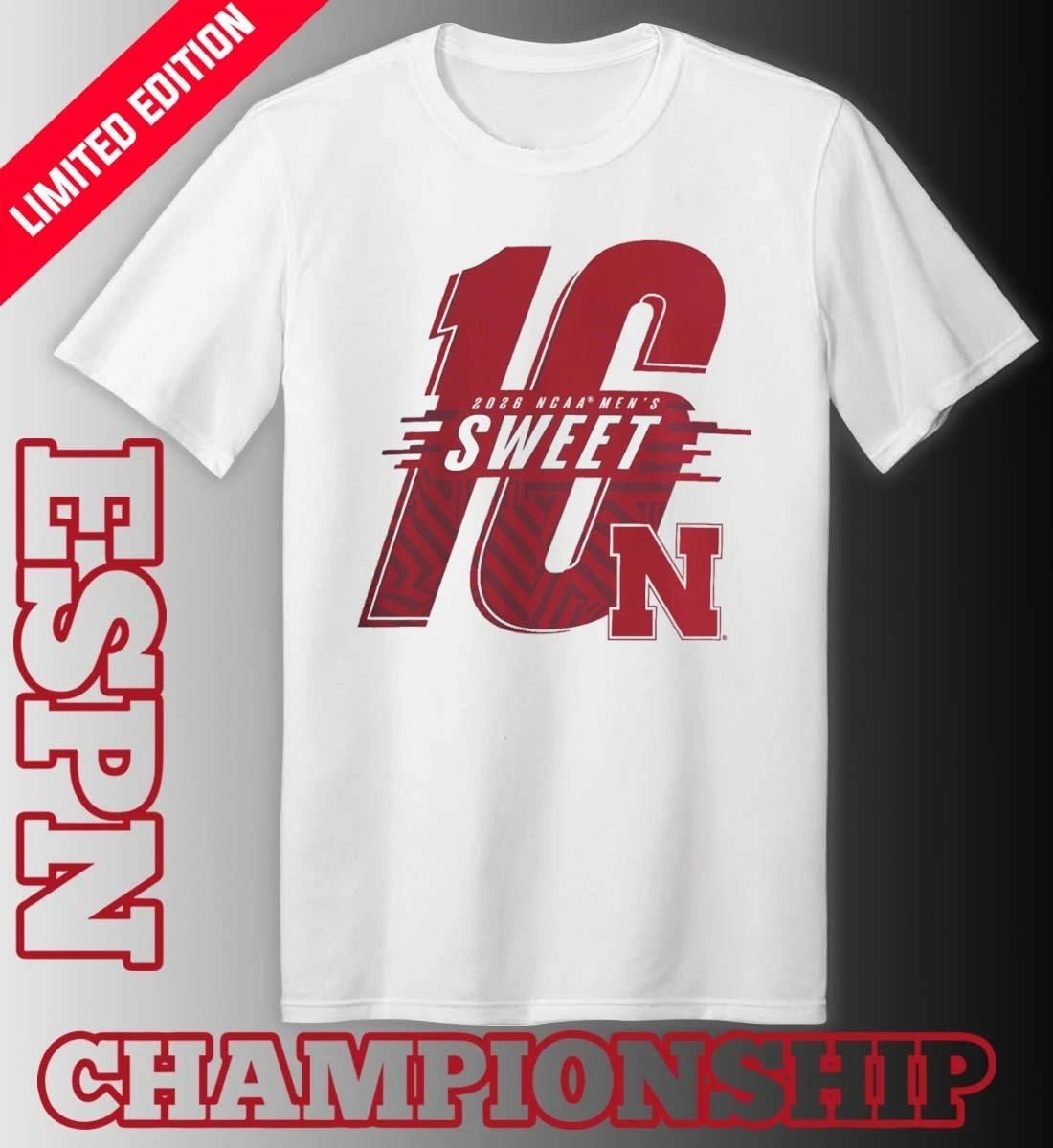 Nebraska Huskers NCAA Men’s Basketball Sweet 16 T-Shirt