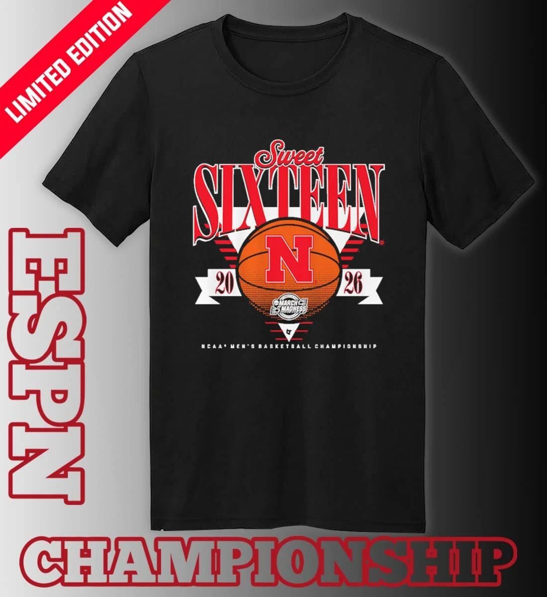 Nebraska Cornhuskers MBB 2026 Sweet Sixteen shirt