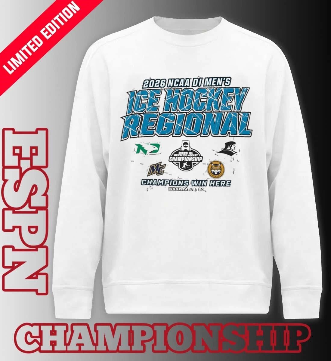Sioux Falls Regional 2026 NCAA DI Men’s Ice Hockey T-Shirt