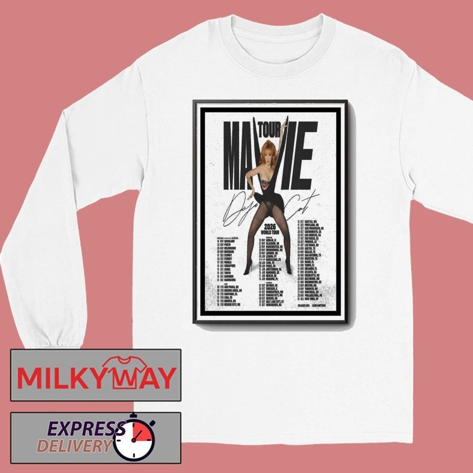 Mavie World Tour 2026 Poster shirt