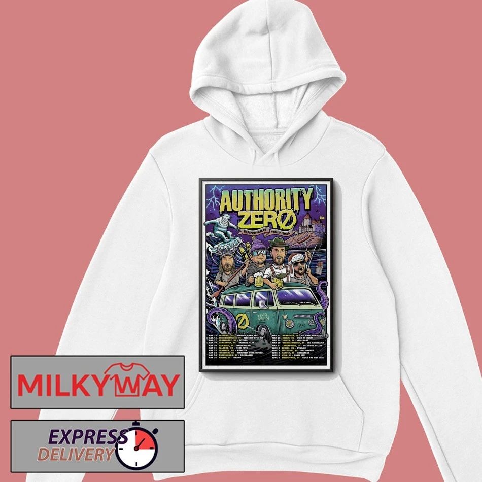 Authority Zero Tour 2026 Europe Poster shirt