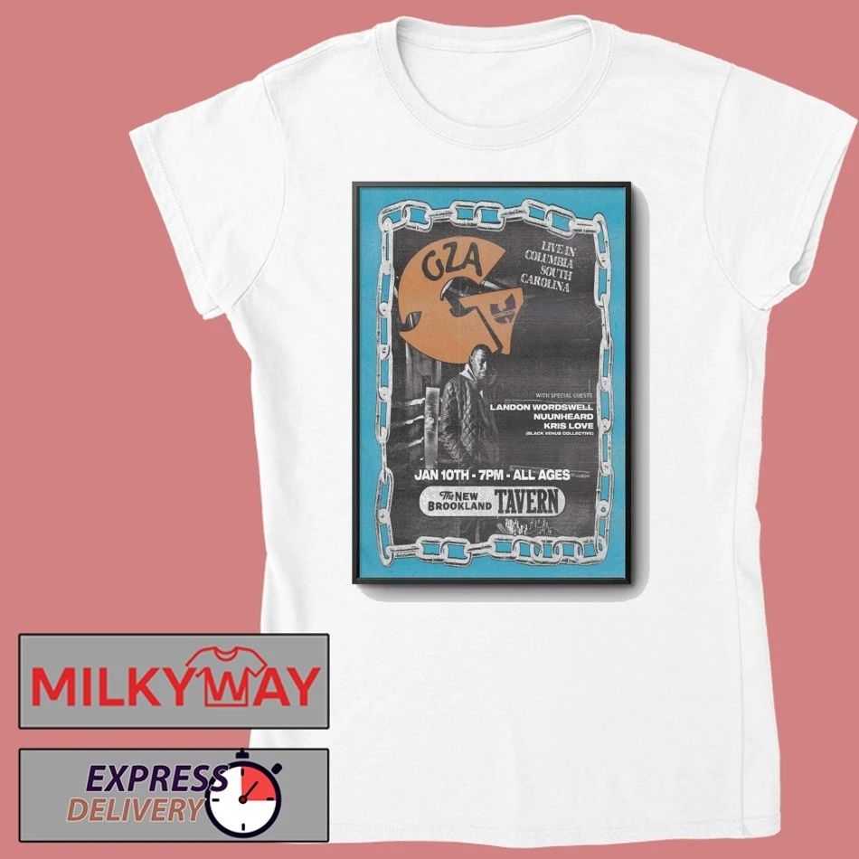GZA Jan 10 2026 Poster The New Brookland shirt