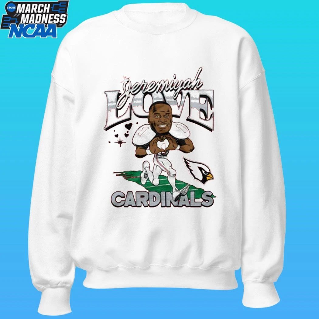 Arizona Cardinals Jeremiyah Love Homage Cardinal Caricature Player Shirt