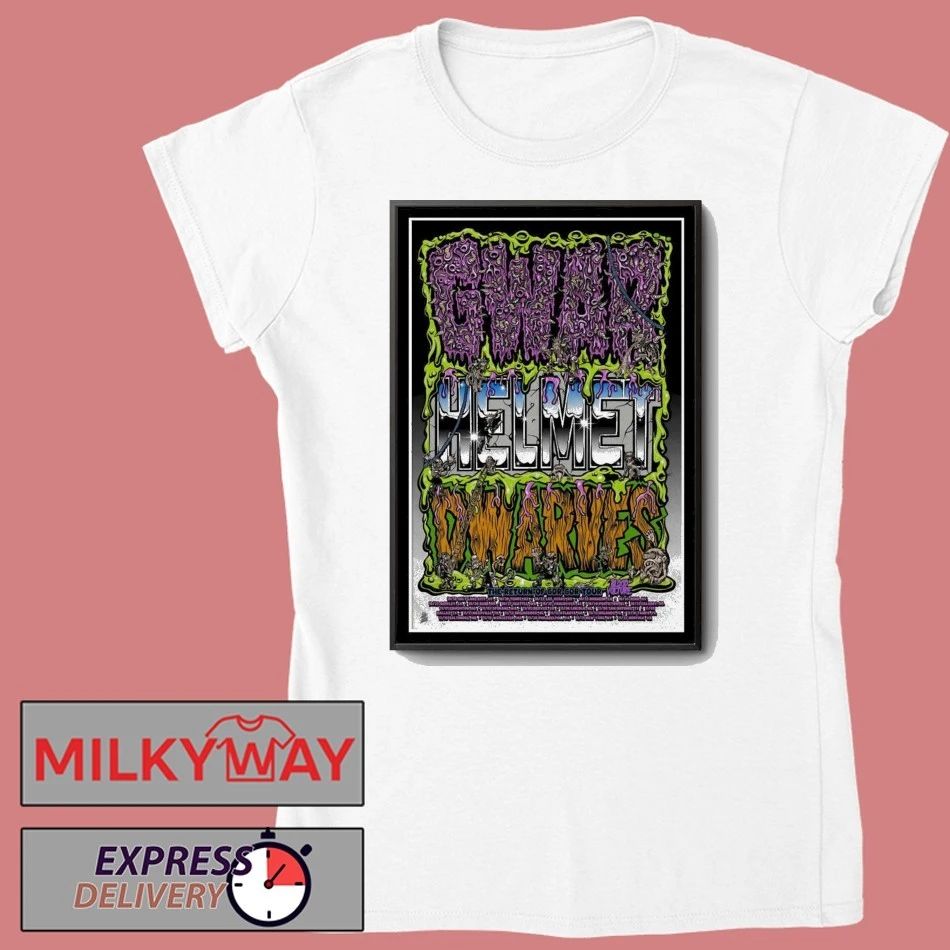Gwar Helmet Dwarves The Return Of Gor New Tour 2025 Poster shirt