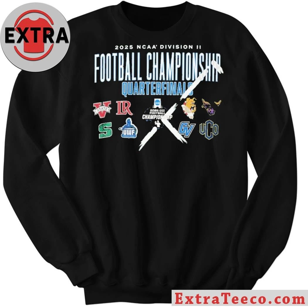 2025 Ncaa Division Ii Football Championship Quarterfinals Logo Shirt