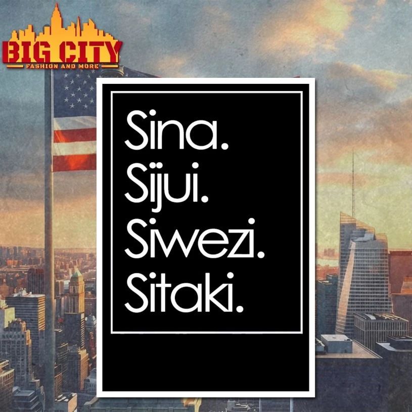 Sina Sijui Siwezi Sitaki T-shirt