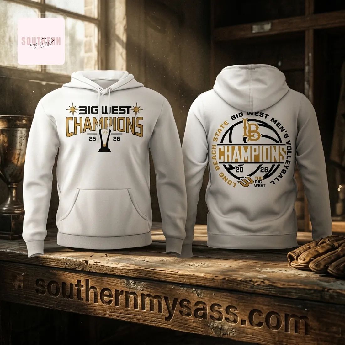 Long Beach State Big West Men’s Volleyball 2026 Champions Commemorative Hoodie