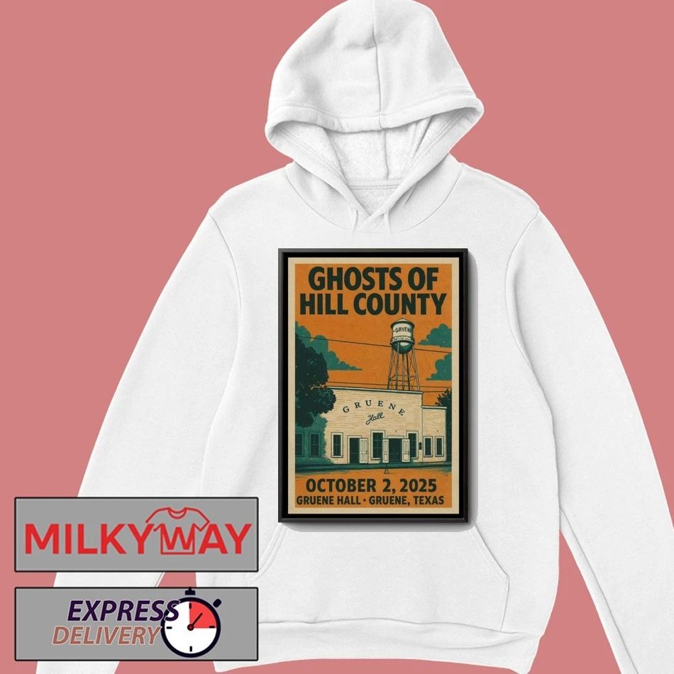 Ghosts Of Hill County Texas Concert Poster shirt