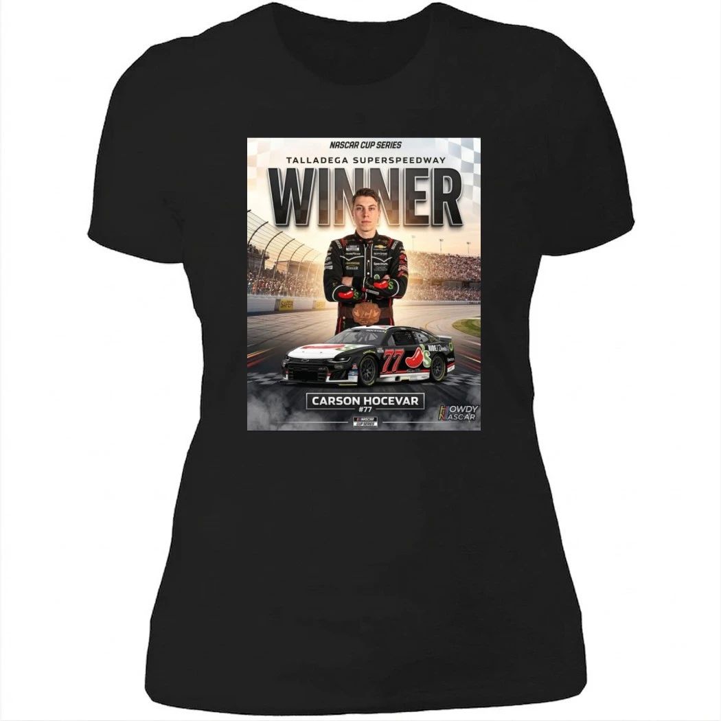 Carson Hocevar Nascar Cup Series Talladega Superspeedway Winner Poster Shirt