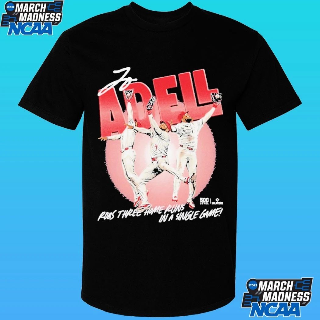 Jo Adell Los Angeles A Robbery Robs Three Home Runs In A Single Game Shirt