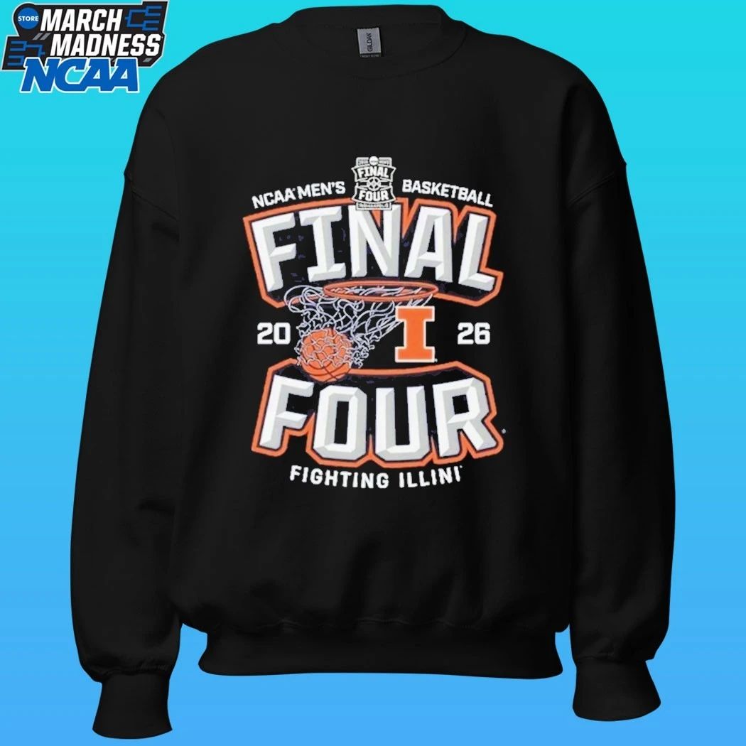Ncaa Men’s Basketball 2026 Final Four Hoop Fighting Illini Shirt