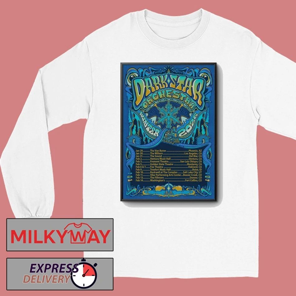 Dark Star Orchestra Winter Tour 26 Poster shirt