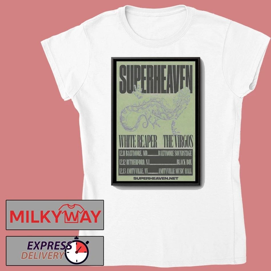 Superheaven Tour 2025 Poster shirt