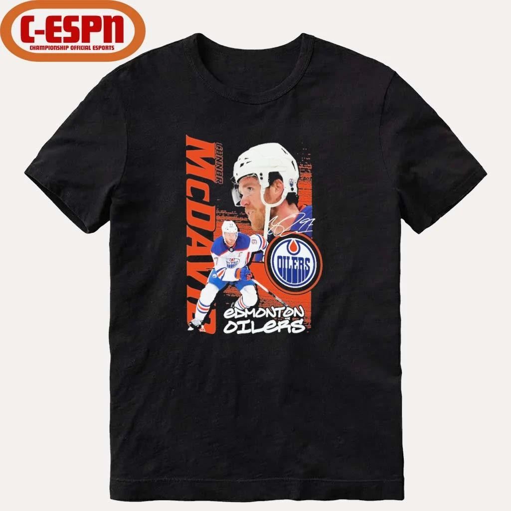 Connor McDavid Edmonton Oilers Vintage Playmaker T-Shirt