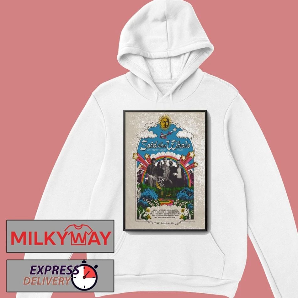 Said The Whale 20th Anniversary 2026 Tour Poster shirt