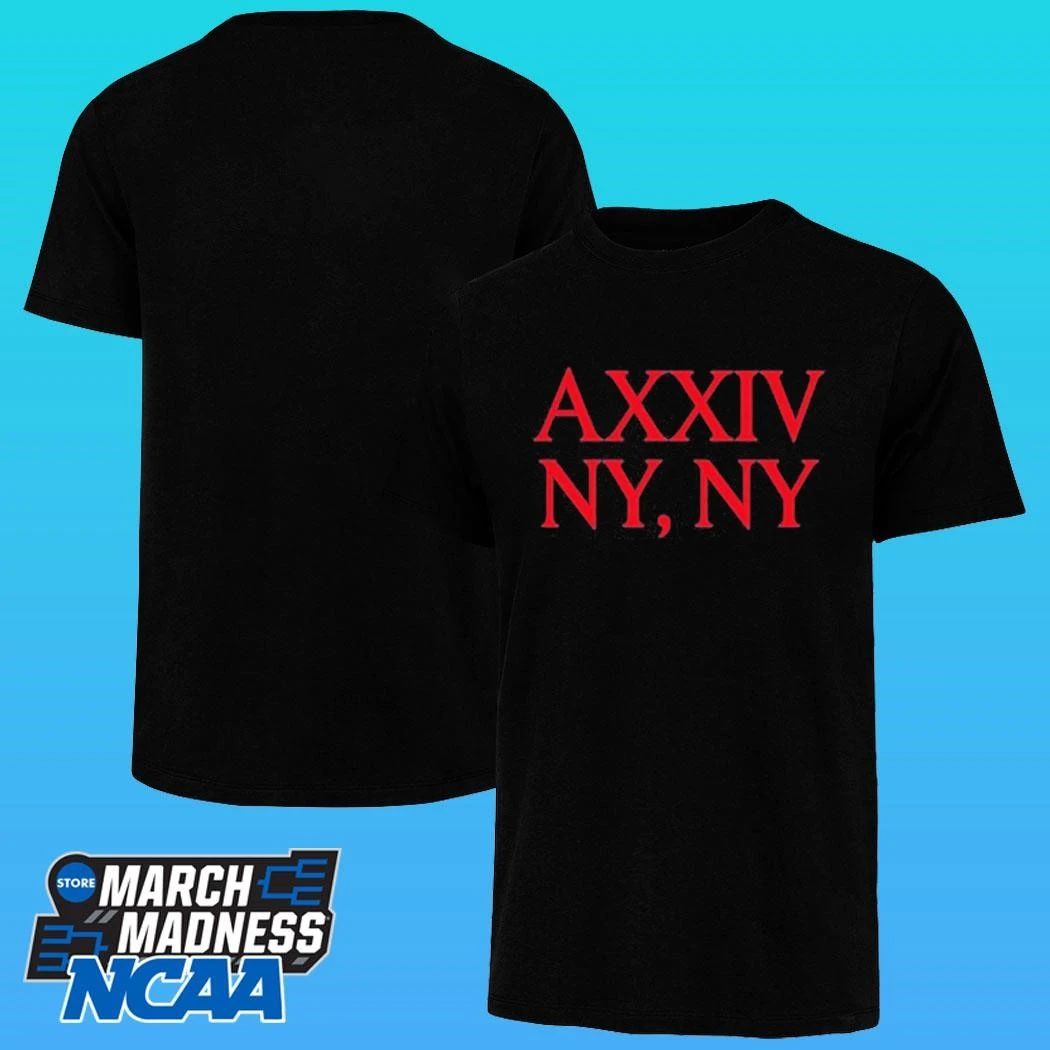Roman Numerals Axxiv Ny Ny Shirt