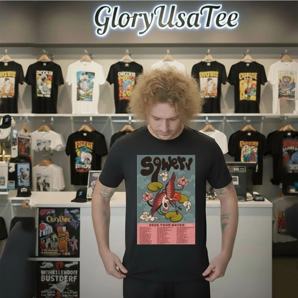 Sqwerv Summer Tour 2026 Poster Shirt