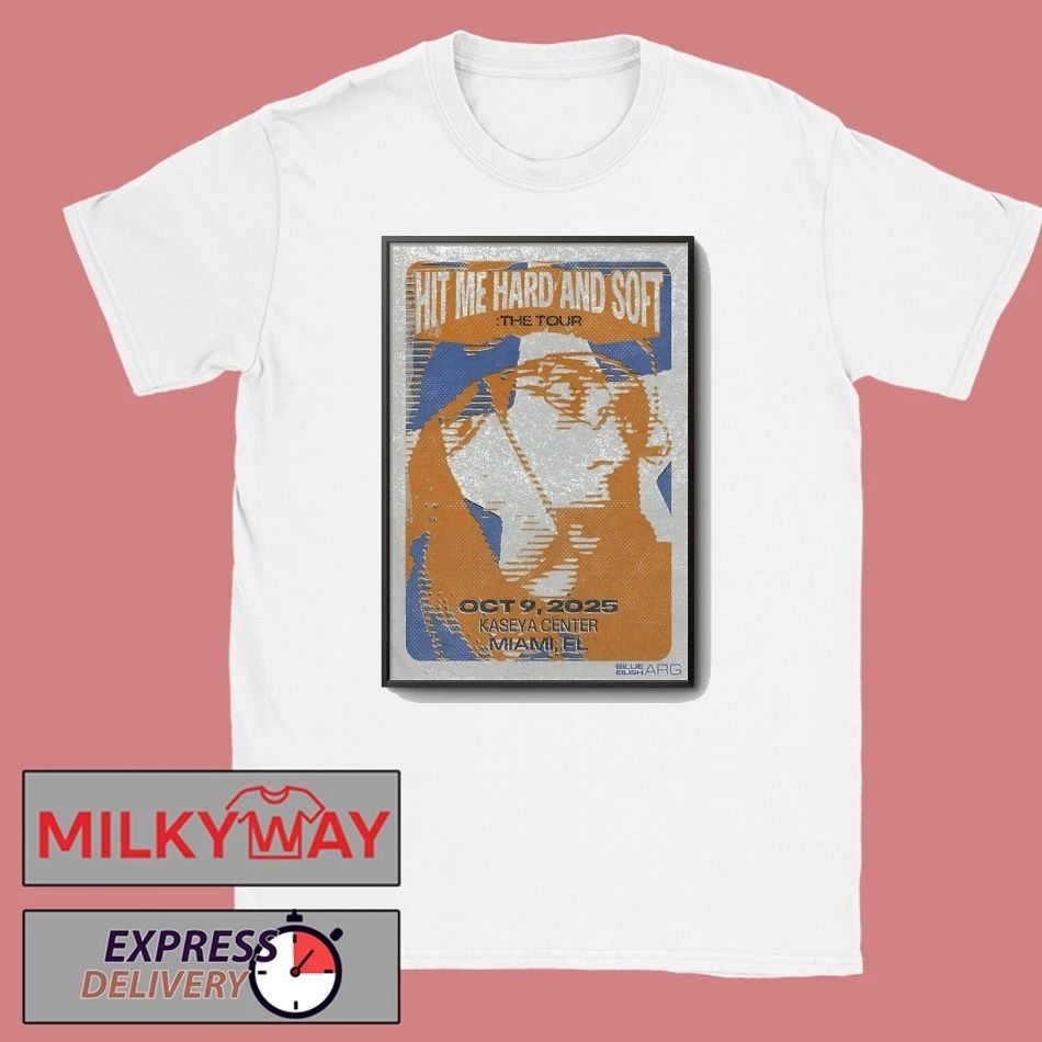 Billie Eilish Oct 9 2025 Casey Center Miami FL Poster shirt