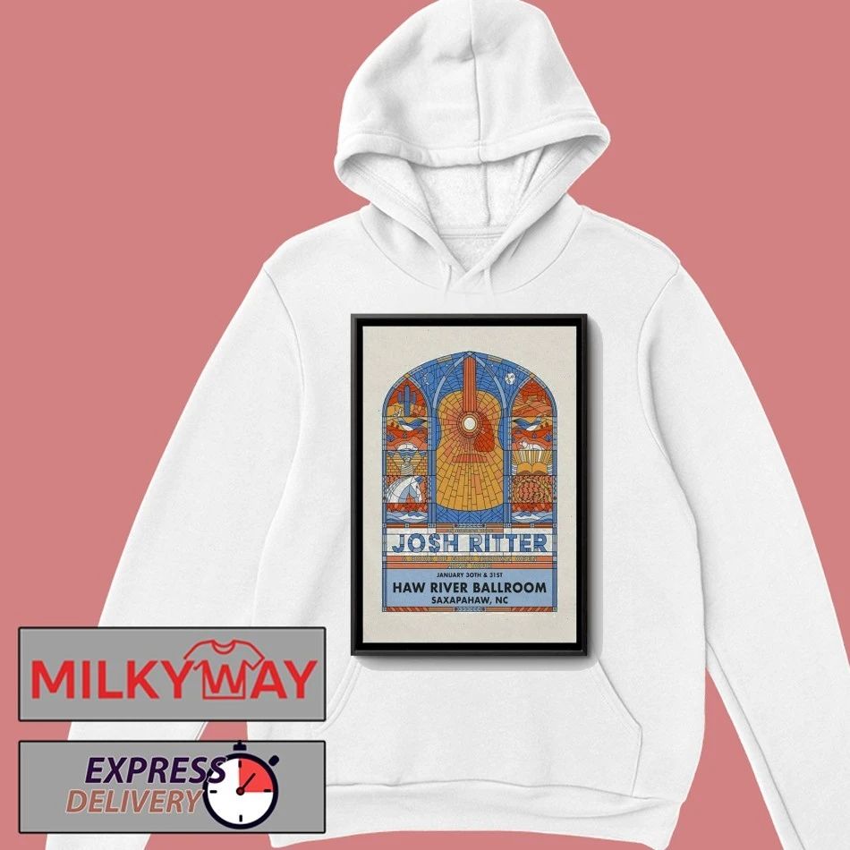 Josh Ritter Saxapahaw, NC Poster Jan 30-31 2026 shirt