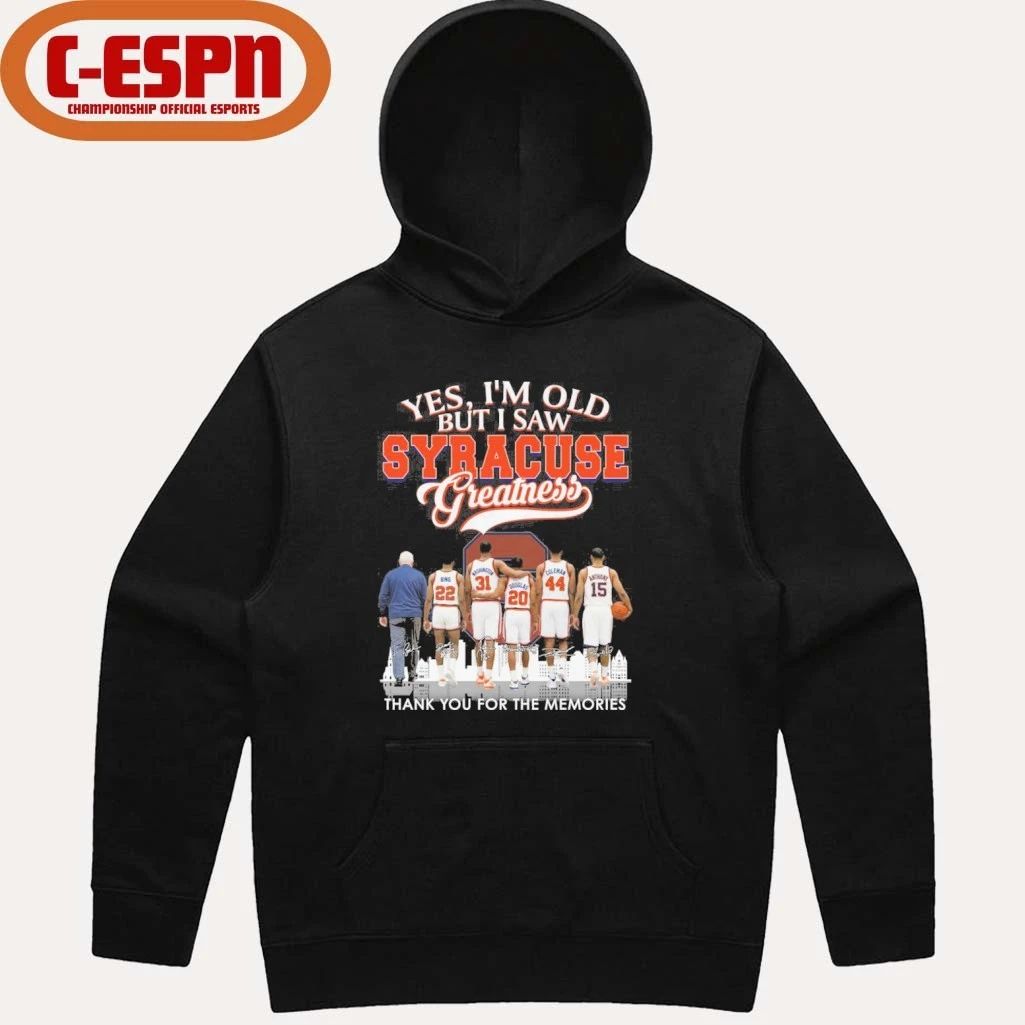 Yes, I’m Old But I Saw Syracuse Orange Basketball Greatness Shirt