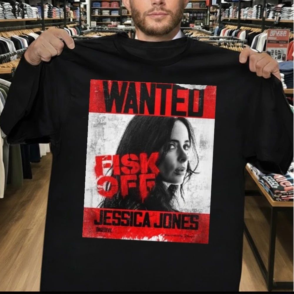 Krysten Ritter As Jessica Jones WANTED Poster For Daredevil Born Again Season 2 Shirt