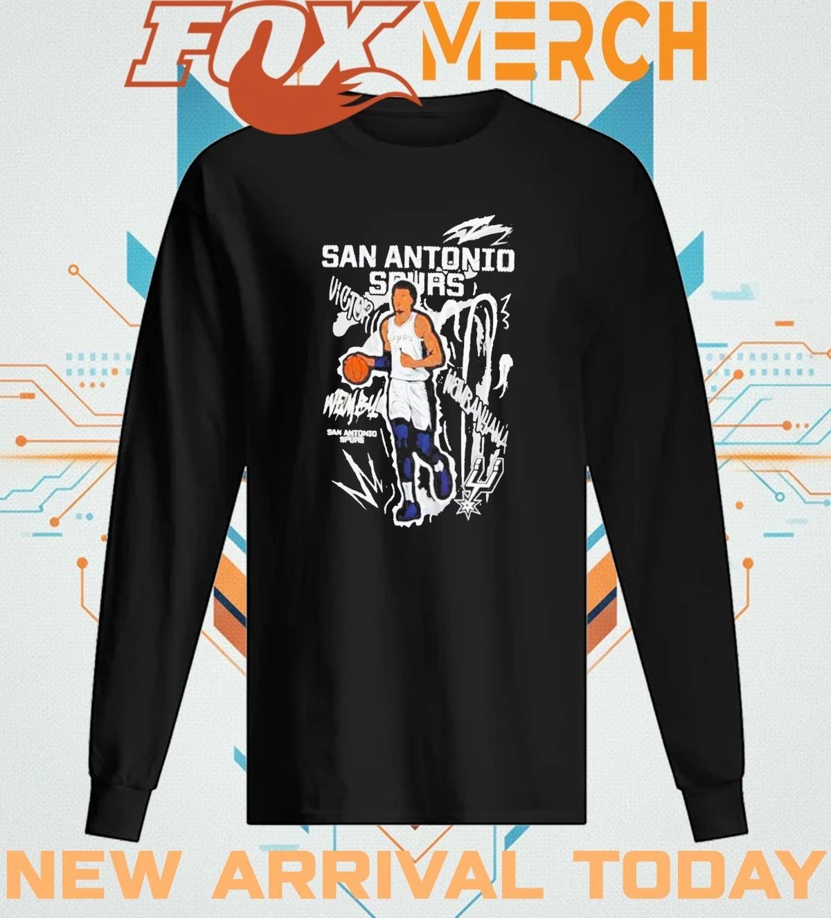 Victor Wembanyama San Antonio Spurs Chalked Up Player graphic t-shirt