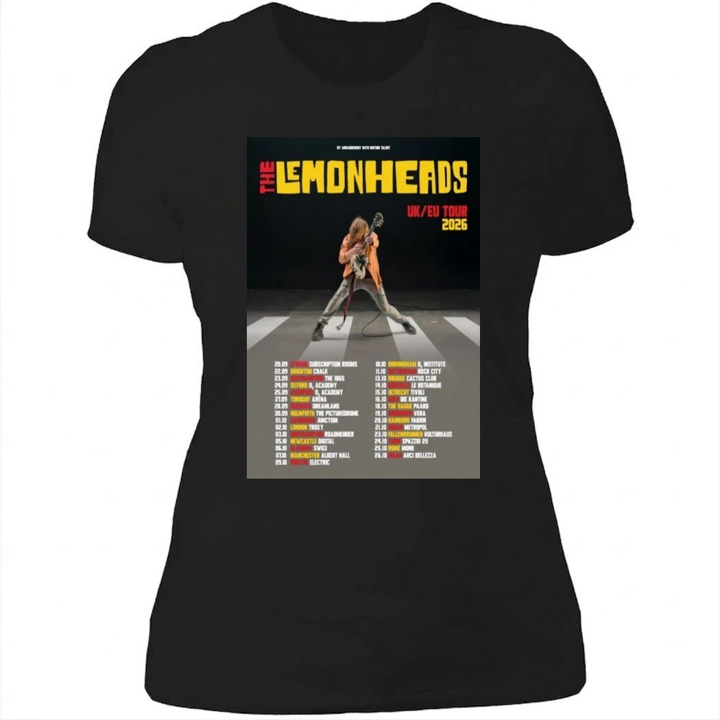 The Lemonheads Tour UK EU 2026 Poster Shirt