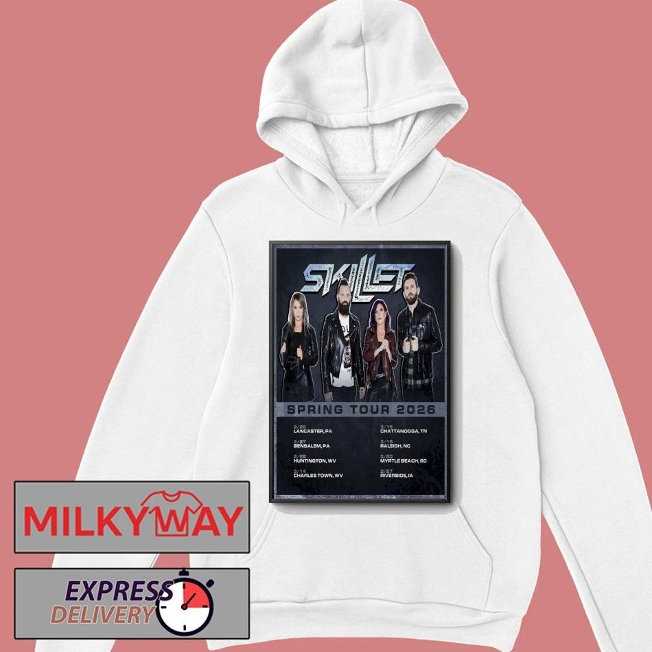 Skillet Poster Spring Tour 2026 shirt
