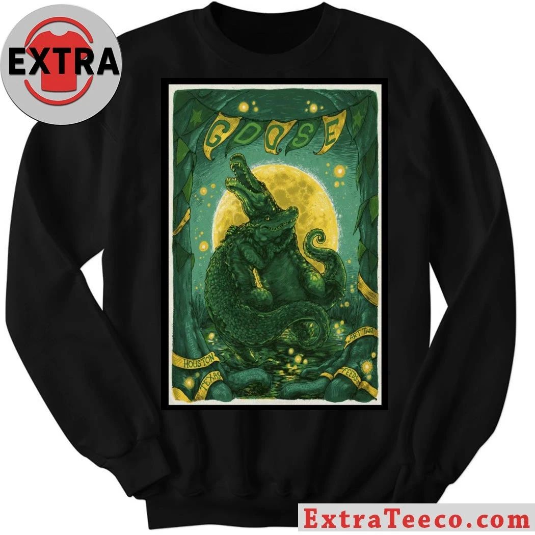 Goose Houston Bayou Music Center on 4 23 2026 Poster Shirt