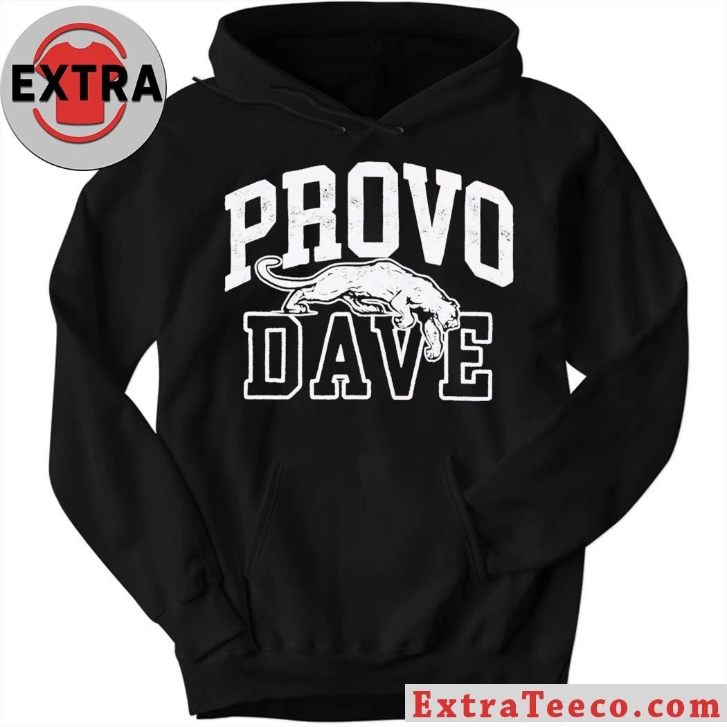 Dave Portnoy with Provo Dave BYU Logo T-Shirt