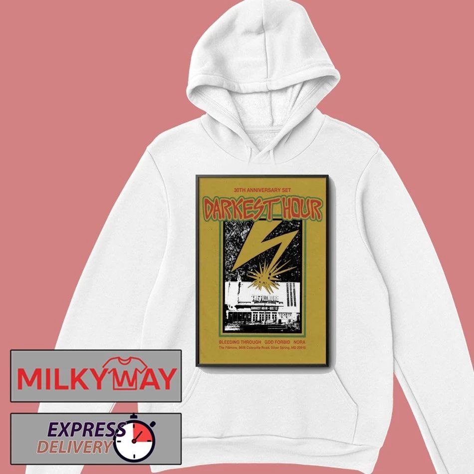 Darkest Hour Dec 12 2025 The Fillmore Silver Spring MD Poster shirt