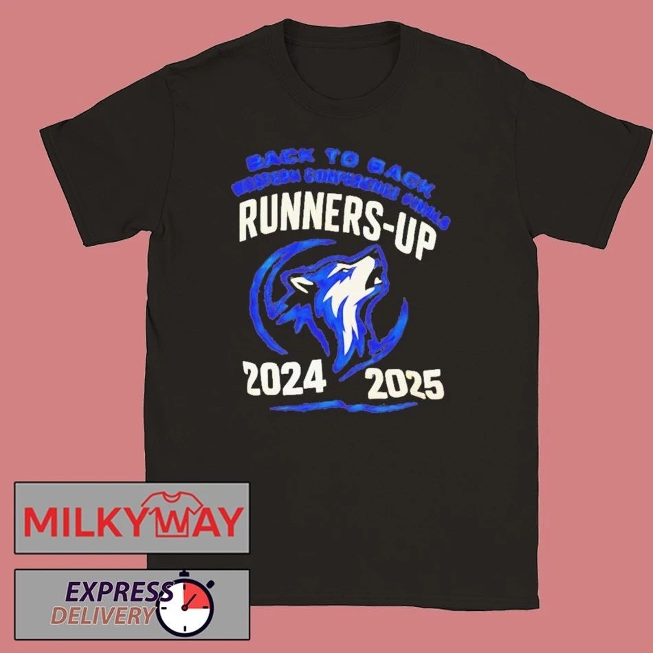 Back To Back Western Conference Finals Runners Up 2024 2025 Logo Shirt